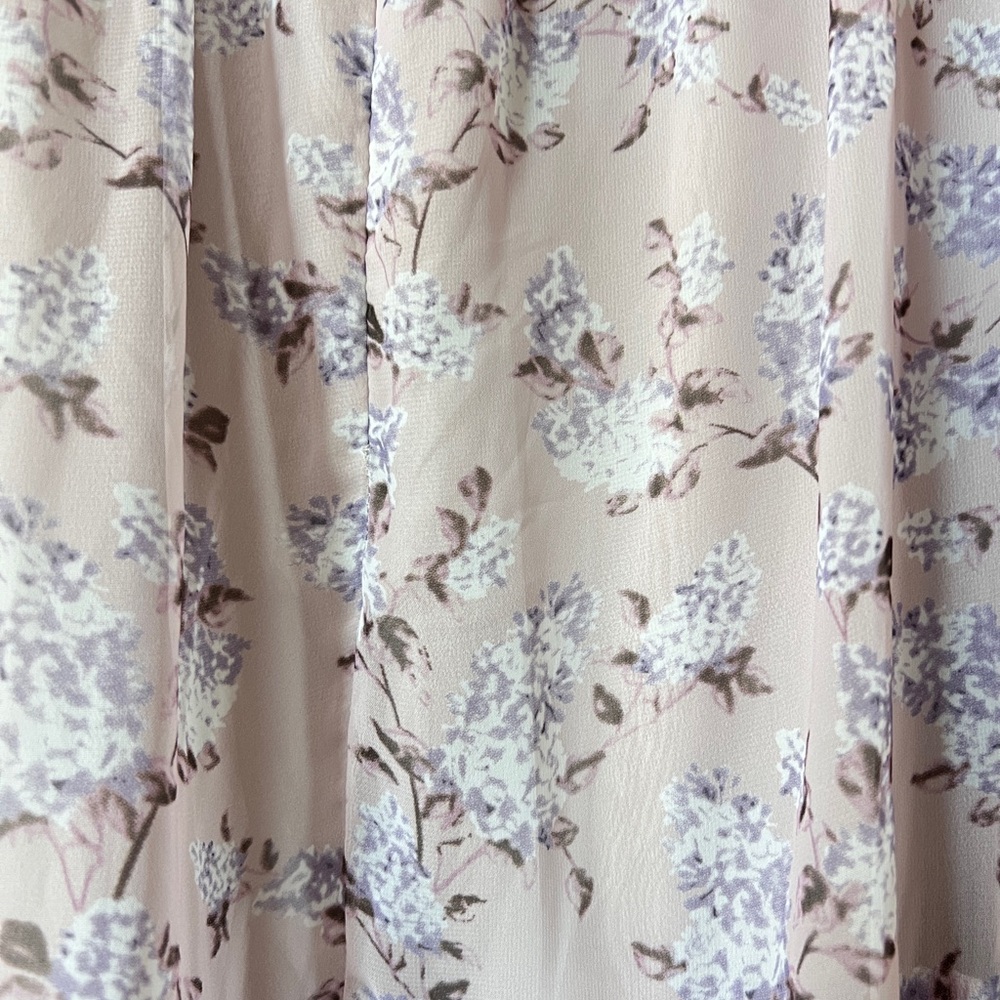 Arula Purple Floral Tiered Maxi Dress Size X‎ - Picture 7 of 8